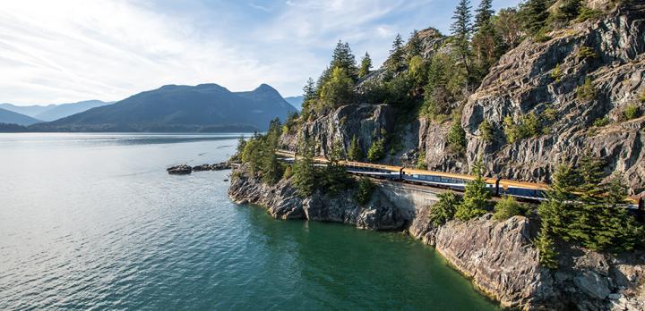 La traversée des Rocheuses en train
