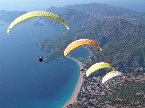 Vol en parapente tandem