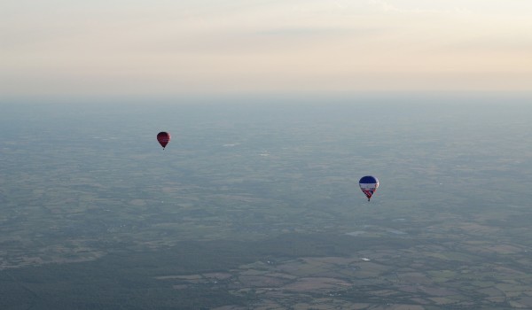 Survol de la Loire en montgolfière