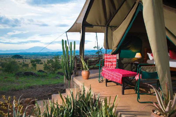 Lodge de tentes à Kidepo
