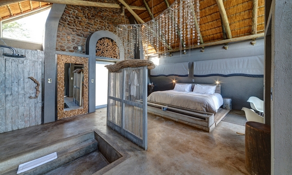 Un lodge dans le bush