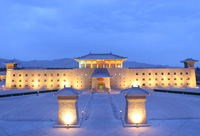 Hôtel typiquement chinois à Dunhuang