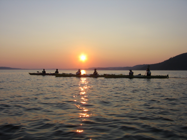 Kayak dans le Saguenay