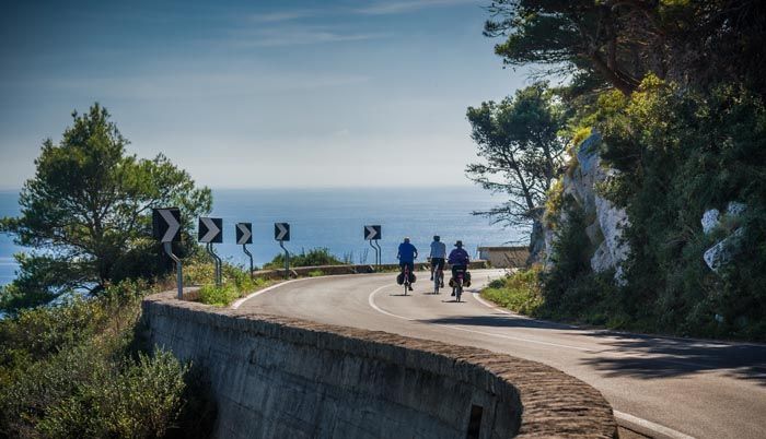 Circuit en vélo dans le Salento