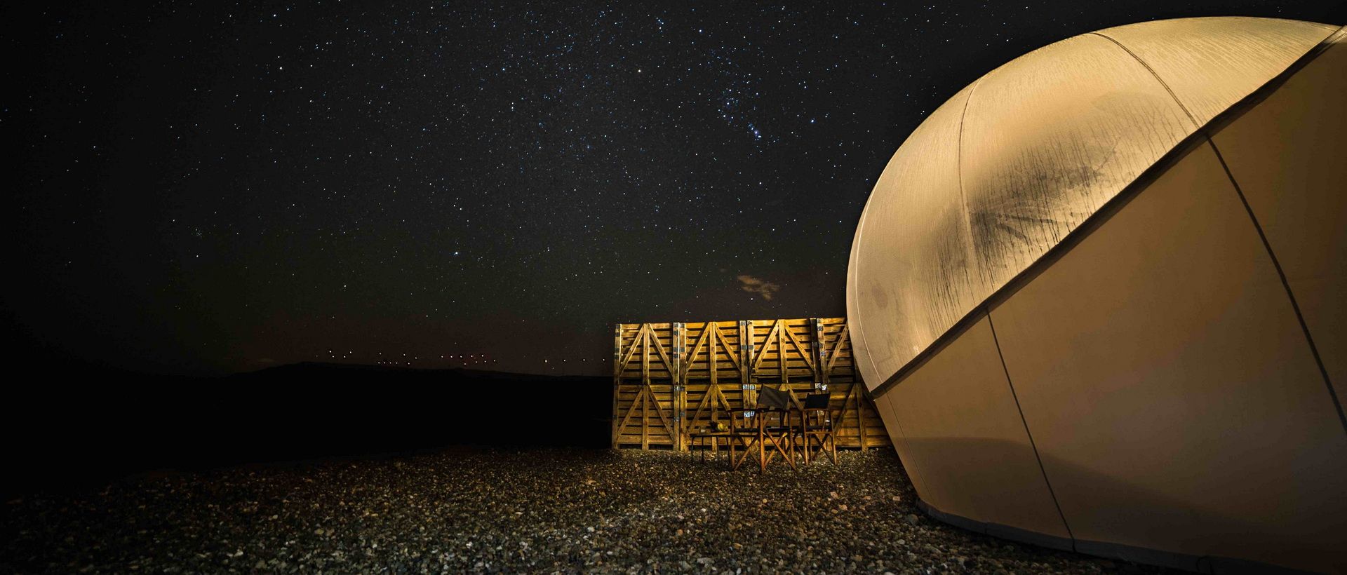 Le Désert des Bardenas sous les étoiles